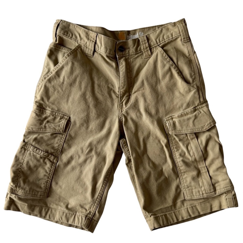 Carhartt Size 30 Dark Khaki Rigby Cargo Relaxed Fit 11” Short